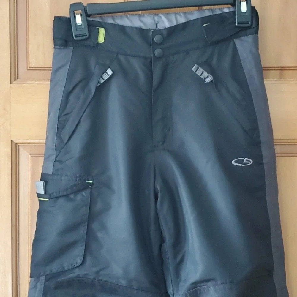 C9 by Champion Boys Black VentureDry‎ Snow Ski Pants Size 8-10